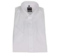 Olymp Body Fit Short Sleeve Shirt Level 5 White Solid 609012 00