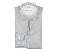 Olymp Level Five 24/Seven Body Fit Men's Business Shirt Blue White Striped 21121