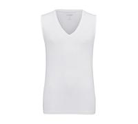 Olymp Level Five Body Fit Base Layer T-Shirt Deep V-Neck Stretch White