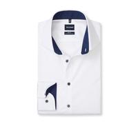Olymp Level Five Men Slim Fit Business Shirt White 201024 15 Kent Collar