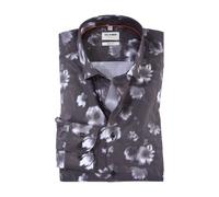 Olymp Level Five Men's Business Shirt Black Patterned 208634 68