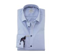 Olymp Level Five Men's Business Shirt Blue Solid 218874 10