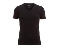 OLYMP Level Five Men's Long-Sleeved T-Shirt Plain Body Fit, Black 68., S