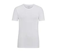 OLYMP Level Five Men's Long-Sleeved T-Shirt Plain Body Fit, White 00, M
