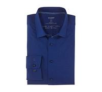 Olymp Luxor 24/Seven Men's Business Shirt Long Sleeve Modern Fit, Royal 19, 15