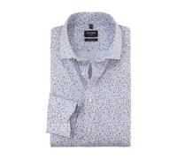 Olymp Luxor Men's Business Shirt Extra Long Sleeve Blue Floral 129679 00
