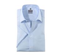 Olymp Luxor Men's Business Shirt, Short-Sleeved, Plain, Comfort Fit,lightblue, 42