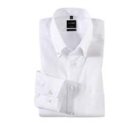 OLYMP Luxor modern fit Button Down Uni weiß 0303/64/00, 15.5