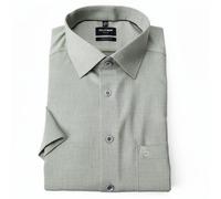 Olymp Luxor Modern Fit Men Business Shirt Short Sleeve 124912 47 Olive