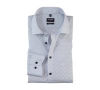 Olymp Luxor Modern Fit Men's Business Shirt Blue White Green 136464 75 Kitt