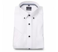 Olymp Luxor Modern Fit Mens Short Sleeve Button-Down Dress Shirt White 126112 00