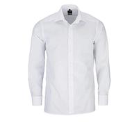 OLYMP Luxor slim line double cuffs white, 17.5