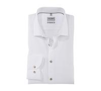 Olymp Men Business Shirt Long Sleeve Level Five,Faux Uni,Body fit,Modern,White (Weiss 00),43