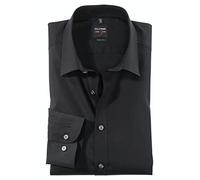 OLYMP Level Five Body Fit Shirt Extra Long Sleeve Stretch White, black, 15.5