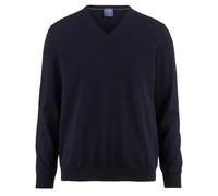 Olymp Men Knit Sweater Dark Blue Solid 015010 18 Navy