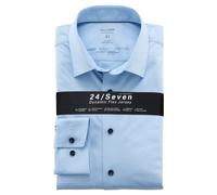 Olymp Men’s 24/Seven Dynamic Flex Jersey All Time Shirt Blue Regular Long Sleeve