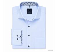 Olymp Men’s Business Shirt Luxor Comfort Fit New Kent Collar 11 Bleu