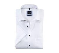 Olymp Men Shirt Long Sleeve Luxor,Plain,Regular Fit,Classic,Weiß 00,43
