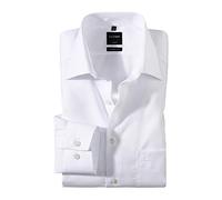 Olymp Men Shirt Long Sleeve Luxor,Plain,Regular Fit,Classic,Weiß 00,47