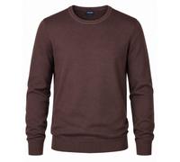 Olymp Mens Casual Fit Knit Sweater Pullover Crew Neck Red 534065 37 Bordeaux