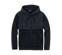 OLYMP Men's hooded jacket, plain, modern fit, Marine 18, XL, Coats