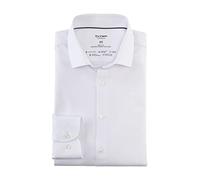 OLYMP Men's Long-Sleeved Shirt Level.Five Body.Fit, Twill, Body Fit, Modern Kent, White 00, 16