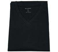 OLYMP T-Shirt Double Pack V-Neck White, Black, L
