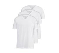 OLYMP Men's T-Shirt Crew Neck Modern, Plain, Modern Fit, White 00, XL
