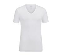 Olymp T-shirt Deep V-Neck Stretch White size L