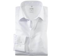 Olymp Mens White Shirt Formal Business Casual Dress Comfort Fit