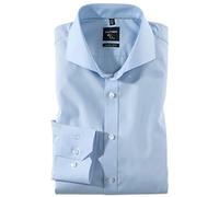 OLYMP No. Six Super Slim Shirt Long Sleeve Shark Collar Light, lightblue, 18