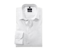 Olymp shirt no 6 six, super slim urban Kent, stretch longarms, with panel seams - White - 15.5