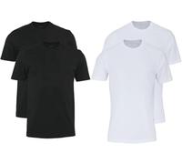 OLYMP T-Shirt black roundneck twin pack, L