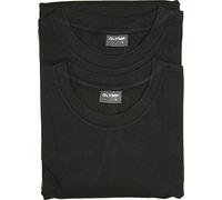 OLYMP T-Shirt black roundneck twin pack, XXL