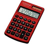 Olympia 1110 Pocket Calculator with LCD Red