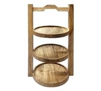Olympia 3-Tier Stand Mango Wood for 150mm Plates