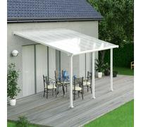 Palram-Canopia Olympia Patio Cover 3x4.25m White - Clear