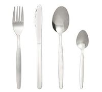 Olympia 4 Piece Kelso Cutlery Set 12x Place Setting (48 Pieces - Table Knives, Dessert Spoons, Tea Spoons And Forks)