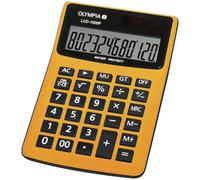 Olympia 4685 Lcd 1000P Desk Calculator Orange 12 Digit Solar And B...