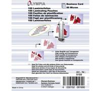 Olympia 9169 Olympia Laminate sheet Business cards 100 pcs