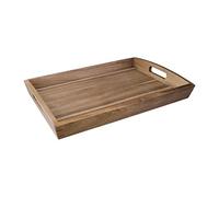 Olympia Acacia Wood Large Butler Tray Spill Resistant, 51x35cm