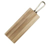 Olympia Acacia Wood Paddle Board with Metal Handle, 575x150x20mm | Rectangular shape provides ample serving space for presenting charcuterie, rustic platters or sharing boards.