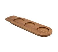 Olympia Acacia Wood Ramekin Board 480mm - Food Display Board, Rustic Style - Ideal for Catering, Buffets GF208