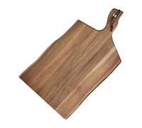 Olympia Acacia Wood Wavy Handled Chopping Board, 355(W) x 250(D) mm
