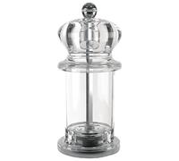 Olympia Acrylic Pepper Mill Kitchen Tool Spice Grinder Shaker,Silver,135mm 135X61mm