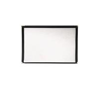 American Style Menu Holder Two Card Black A4 Catering Restaurant Cafe Bar