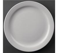 Olympia Athena Narrow Rimmed Plates 226mm/9" (12 Pack)