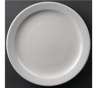 Olympia Athena Narrow Rimmed Plates 254mm/10" (12 Pack)