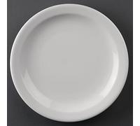 Olympia Athena Narrow Rimmed Plates 205mm/8" (12 Pack)