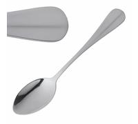 Olympia Baguette Dessert Spoon 181mm 18/0 Stainless Steel Serving Cutlery 12pc